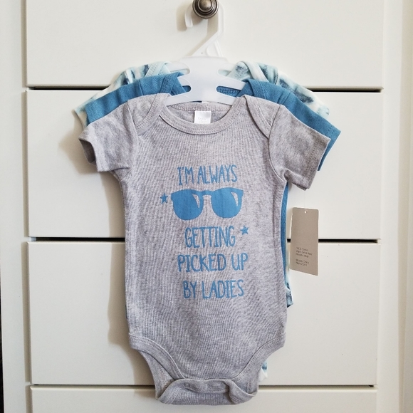 Baby Kiss Other - Baby Kiss 3 Pack Onesies